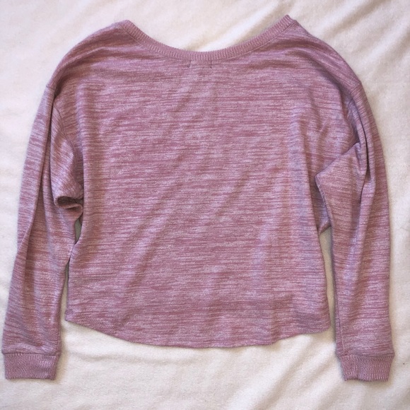 Ardene dolman sleeve pullover sweater.  Pink, S. - Picture 7 of 15